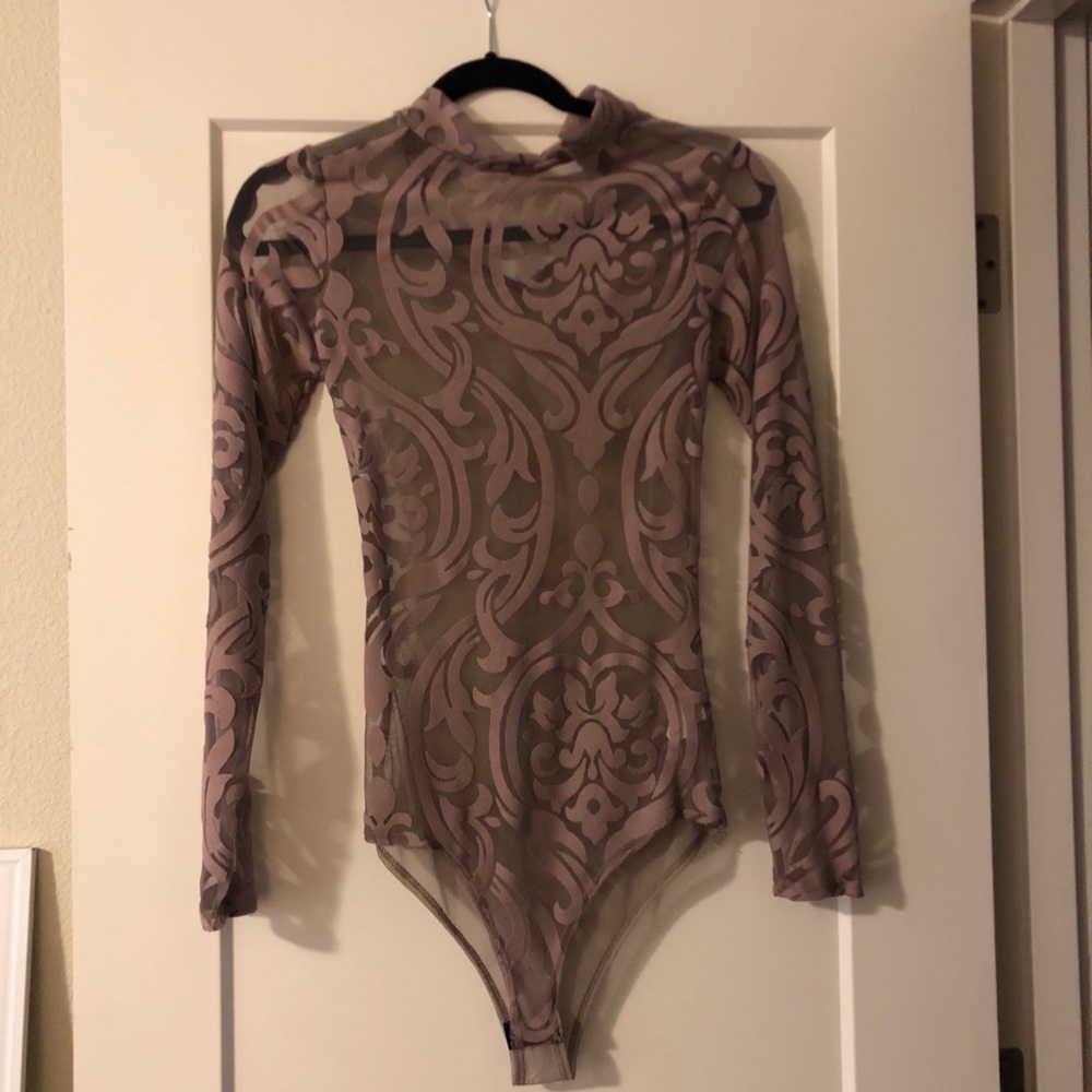 NTW Nude Lace Bodysuit